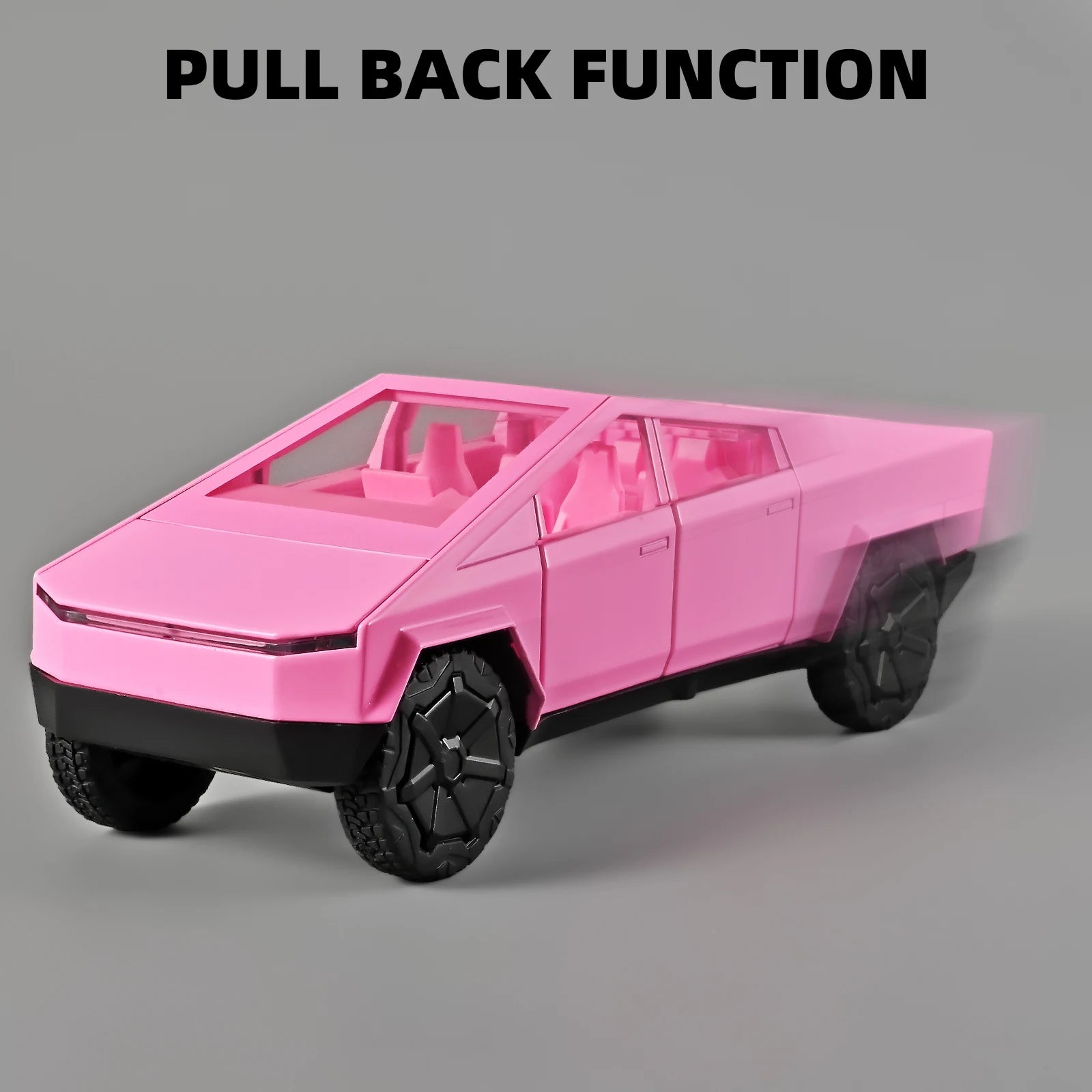 1:32 Cybertruck Pickup Toy Alloy Off-road Die-cast Metal Model Sound and Light Return Toy Gifts,  Birthday Gift for Children.