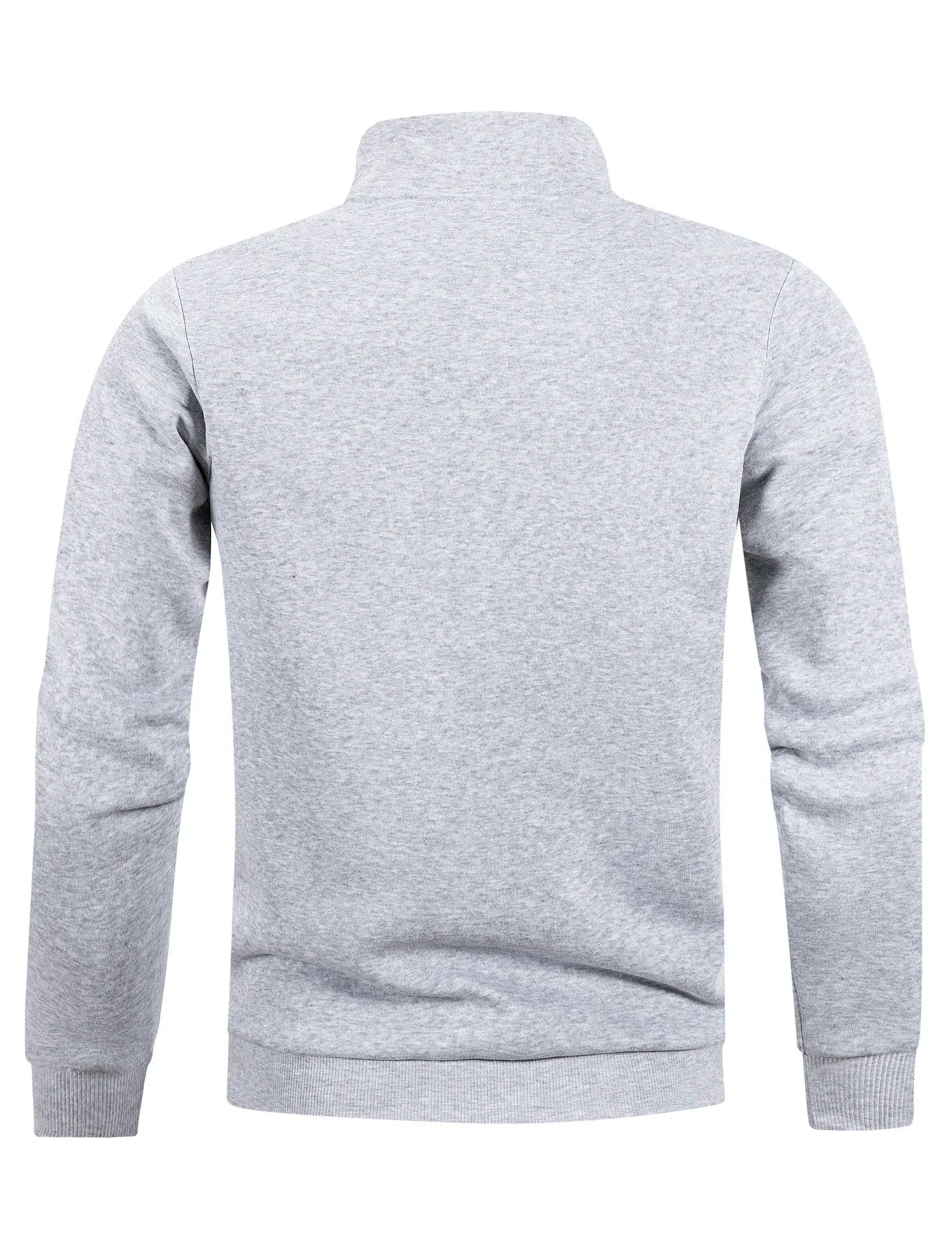 Autumn Men's Zipper Pullover Turtlenecks Warm Sweaters Solid Color Long Sleeved Fashion Male Casual Daily Sweatshirt Top