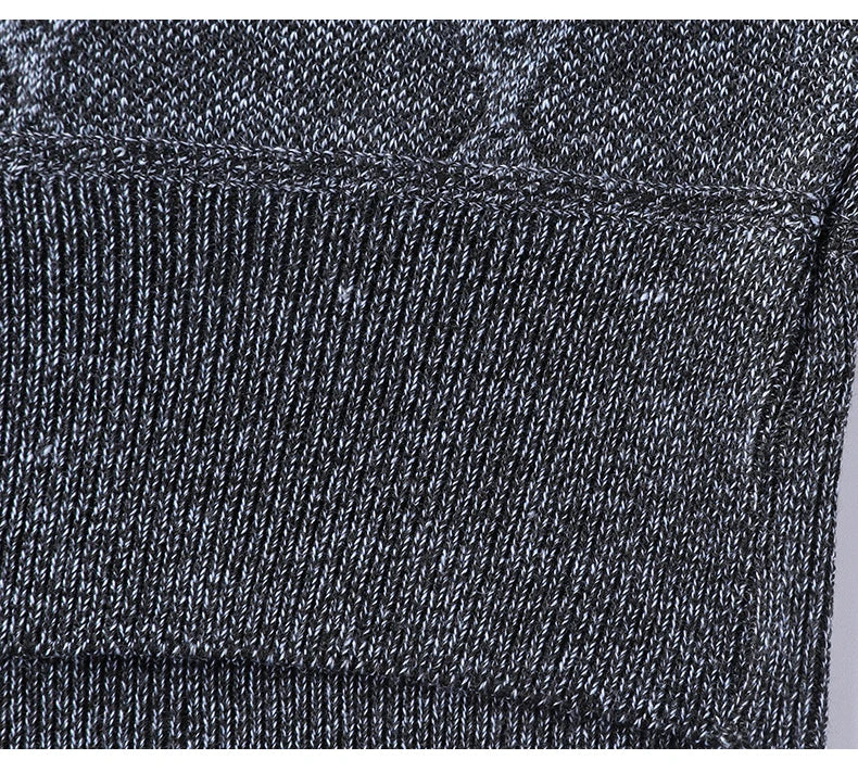 Man Pullover New 2025 Autumn Winter Solid Color Comfortable And Casual Soft Thickened Sweater With Added Velvet Sweater