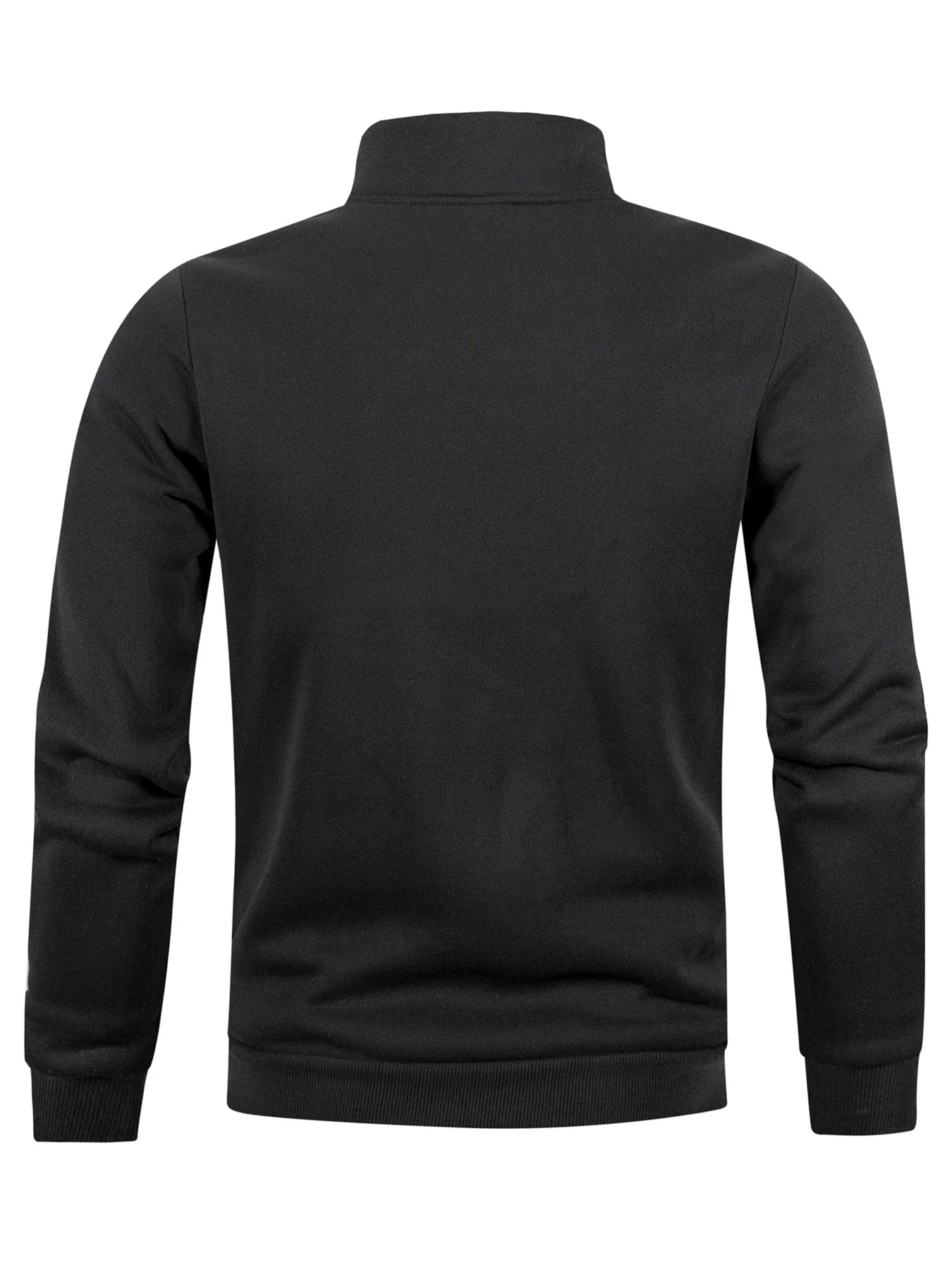 Autumn Men's Zipper Pullover Turtlenecks Warm Sweaters Solid Color Long Sleeved Fashion Male Casual Daily Sweatshirt Top