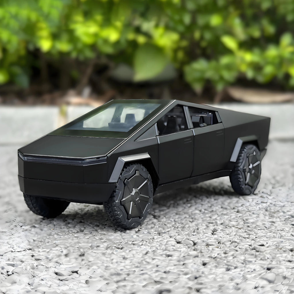 1:32 Cybertruck Pickup Toy Alloy Off-road Die-cast Metal Model Sound and Light Return Toy Gifts,  Birthday Gift for Children.