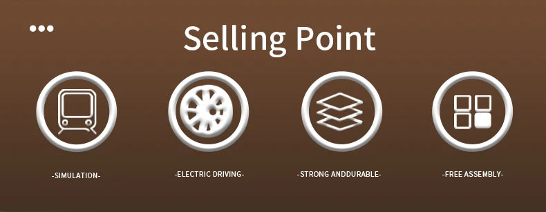 21PCS Electric Classical Track Train Children's Toy Birthday Gift Retro Train Toy